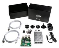 Okdo Single Board Computer - ROCK 4 Model C+ 4GB starter kit - with ethernet and WiFi. Schede madre