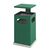 Waste collector with ashtray insert and protective cover