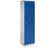 Armario para material, anchura 500 mm, 3 baldas extraíbles, 3 cajones, puerta en azul genciana.