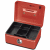 Geldkassette mit Münzeinwurf 12,5x9,5x6,0 cm rot
