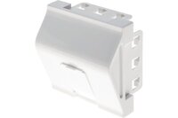 Plastron 45x45 incliné 30° pour 1 port RJ45 keystone