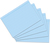 Karteikarte liniert, 100 Karten, 7 mm, blau, DIN A6