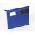 Tamper evident mailing pouch with bottom gusset, blue, 380 x 335 x 75mm