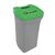 Colour coded recycling wheelie bin