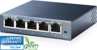 TP-Link TL-SG105 5-Port 10/100/1000Mbps Desktop Switch (Metallgehäuse) Bild 1