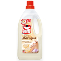 Detersivo liquido Cuore di Marsiglia - a mano e in lavatrice - 1 L - Omino Bianco