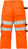 High Vis 3/4 Handwerkerhose Kl.2 2027 PLU Warnschutz-orange/marine - Rückansicht