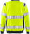 Flamestat High Vis Sweatshirt Kl.3 7076 SFLH Warnschutz-gelb/marine - Rückansicht