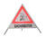 Warnpyramide schwer retroreflektierend 700 mm mit Rauchverbot