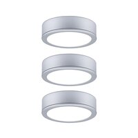 LED Unterschrankleuchte Set PUKK 3er-Set, 3W, 2700K, 210lm, chrom matt