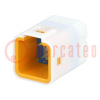 Connector: wire-board; JWPF; male; socket; PIN: 8; THT; -40÷85°C