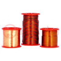 Coil wire; double coated enamelled; 0.6mm; 0.25kg; max.200°C