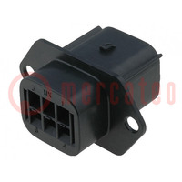 Connector: automotive; MX150L; male; socket; PIN: 6; -40÷125°C; IP67