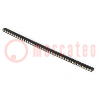 Connector: pin strips; socket; female; PIN: 40; turned contacts