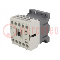 Contactor: 3-pole; NO x3; Auxiliary contacts: NC; 230VAC; 6A