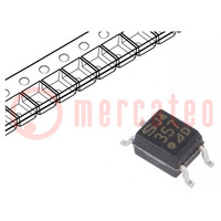 Optocoupler; SMD; Ch: 1; OUT: transistor; Uinsul: 3.75kV; Uce: 80V