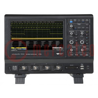 Oscilloscope: digital; Ch: 4; 300MHz; 2Gsps; 10Mpts; 2n÷100s/div
