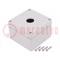 Custodia: per telecomando; IP66; UL94-5V; X: 90mm; Y: 90mm; Z: 60mm