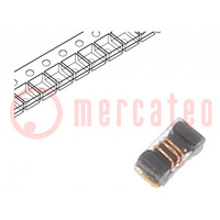 Inductor: wire; SMD; 0402; 56nH; 1.2A; 95mΩ; -40÷85°C; ±10%