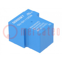 Relay: electromagnetic; SPST-NO; Ucoil: 12VDC; 30A; Series: GU; PCB
