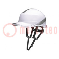 Protective helmet; Size: 55÷62mm; white; ABS; DIAMOND V UP; 1kV