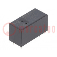 Relay: electromagnetic; DPST-NO; Ucoil: 24VDC; Icontacts max: 8A