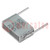Capacitor: polyester; 2.2nF; 400VAC; 630VDC; 7.5mm; ±10%; -55÷125°C