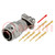 Connector: circular; plug; for cable; PIN: 6; male; crimped; PT/451