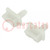 Holder; push-in; polyamide; natural; Tie width: 9.3mm; Ht: 10mm