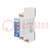 Module: voltage monitoring relay; for DIN rail mounting; SPST