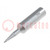 Tip; conical; 1mm; for soldering station; ERSA-RDS80