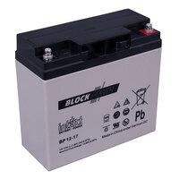 INTACT Block-Power BP12-17 12V 17Ah AGM Versorgungsbatterie