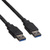 ROLINE USB 3.2 Gen 1 Cable, A - A, M/M, black, 1.8 m