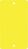 Frachtanhänger - Gelb, 7.5 x 13 cm, Kunststoff, 2 x Befestigungslöcher, Matt