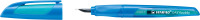 Ergonomischer Schulfüller STABILO® EASYbuddy®, M, dunkelblau/hellblau, Blisterkarte mit 1 Füller inkl. 1 Standardpatrone