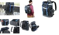 HEYTEC Werkzeug-Rucksack, unbestückt, Farbe: schwarz/ blau (11650003)