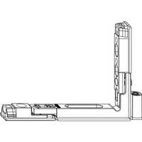Produktbild zu MACO sarokcsapágypánt POWER eltolás 9 mm, 150 kg, ezüst jobbos (215806)