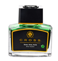 Tinte für Füllhalter Tintenfass Cross FH-Tinte im Glas grün, mit 62,5 ml