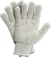 Rękawice termiczne JS Gloves, bawełna, rozmiar 8, jasnoszary