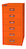 Bisley MultiDrawer™, 29er Serie, DIN A4, 6 Schubladen, orange