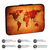 PEDEA Design Schutzhülle: brown global map 10,1 Zoll (25,6 cm) Notebook Laptop Tasche