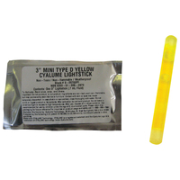 Mini ChemLight 3", gelb, 8 cm, 4 h