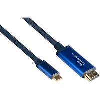 Good Connections Adapterkab SmartFLEX USB-C an HDMI blau 2m