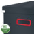 Aufbewahrungs- und Transportbox Click & Store Cosy Mittel, Karton, grau