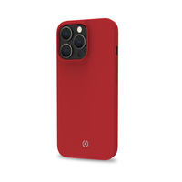 Celly Cromo funda para teléfono móvil 17 cm (6.7") Rojo