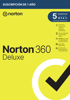 NortonLifeLock 360 Deluxe Antivirus security Base Español 1 licencia(s) 1 año(s)