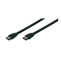 LogiLink CS0010 SATA-kabel 0,75 m eSATA Zwart