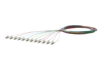BTR NETCOM LC-PC, 125 µm, 2 m Glasvezel kabel OM2 Meerkleurig