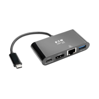 Tripp Lite U444-06N-HGUB-C laptop dock & poortreplicator USB 3.2 Gen 2 (3.1 Gen 2) Type-C Zwart