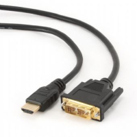 Gembird CC-HDMI-DVI-0.5M adaptador de cable de vídeo 0,5 m Negro